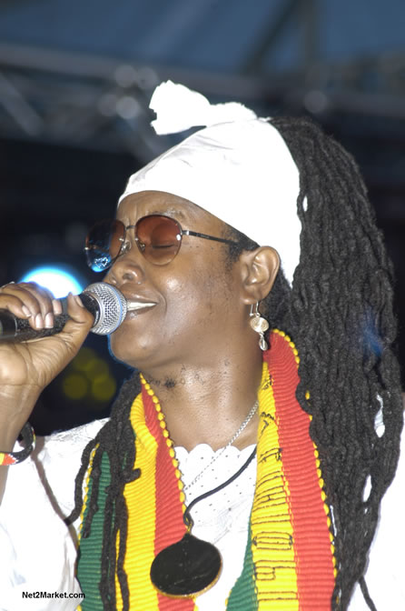 Sista Carol @  Rebel Salute 2005 - Saturday, January 15 2005 - Venue:Port Kaiser Sports Club, St. Elizabeth - Negril Travel Guide, Negril Jamaica WI - http://www.negriltravelguide.com - info@negriltravelguide.com...!