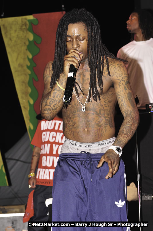 Lil Wayne @ Reggae Sumfest 2008 International Night 2, Catherine Hall,  Montego Bay - Saturday, July 19, 2008 -