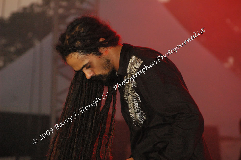 Damian 'Jr. Gong' Marley & NAS @ Reggae Sumfest 2009 - International Night 2 - Reggae Sumfest 2009,Catherine Hall, Montego Bay, St. James, Jamaica W.I. - Saturaday, July 25, 2009 - Reggae Sumfest 2009, July 19 - 25, 2009 - Photographs by Net2Market.com - Barry J. Hough Sr. Photojournalist/Photograper - Photographs taken with a Nikon D70, D100, or D300 - Negril Travel Guide, Negril Jamaica WI - http://www.negriltravelguide.com - info@negriltravelguide.com...!