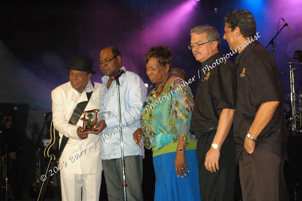  Michael Jackson - A Lifetime Achievement Award was presented to Michael Jackson and received by Tito Jackson @ Reggae Sumfest 2009 - International Night 2 - Reggae Sumfest 2009,Catherine Hall, Montego Bay, St. James, Jamaica W.I. - Saturaday, July 25, 2009 - Reggae Sumfest 2009, July 19 - 25, 2009 - Photographs by Net2Market.com - Barry J. Hough Sr. Photojournalist/Photograper - Photographs taken with a Nikon D70, D100, or D300 - Negril Travel Guide, Negril Jamaica WI - http://www.negriltravelguide.com - info@negriltravelguide.com...!