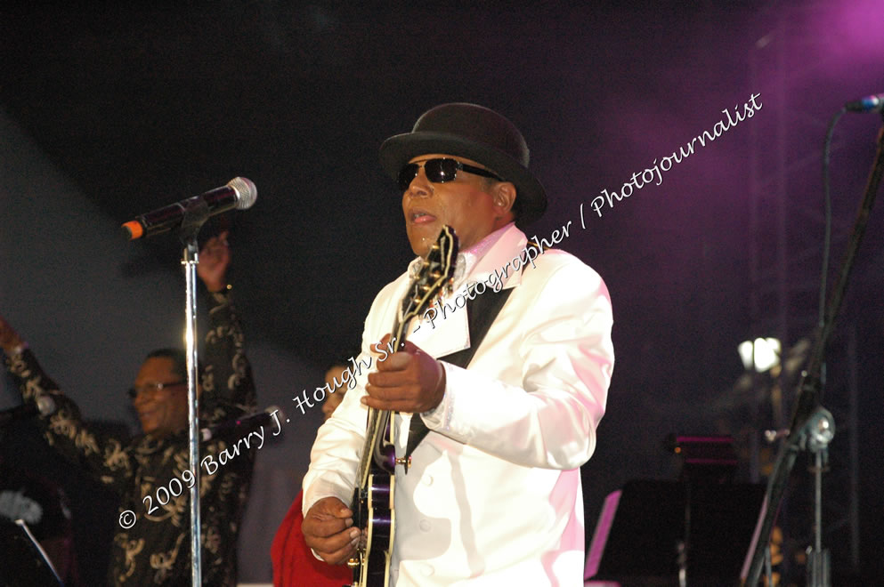 Tito Jackson @ Reggae Sumfest 2009 - International Night 2 - Tito Jackson, brother of the late King of Pop Michael Jackson performed live at Reggae Sumfest 2009. Reggae Sumfest 2009,Catherine Hall, Montego Bay, St. James, Jamaica W.I. - Saturaday, July 25, 2009 - Reggae Sumfest 2009, July 19 - 25, 2009 - Photographs by Net2Market.com - Barry J. Hough Sr. Photojournalist/Photograper - Photographs taken with a Nikon D70, D100, or D300 - Negril Travel Guide, Negril Jamaica WI - http://www.negriltravelguide.com - info@negriltravelguide.com...!