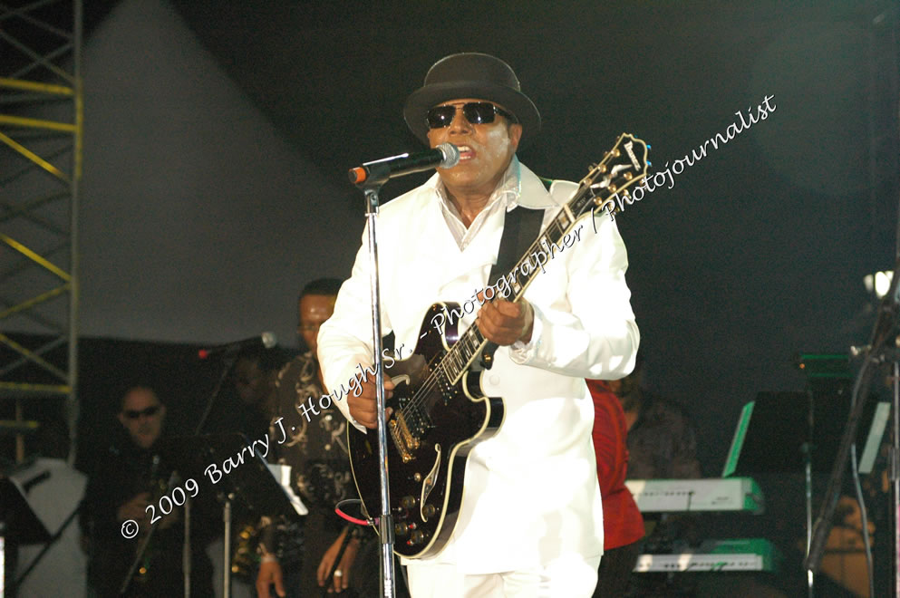 Tito Jackson @ Reggae Sumfest 2009 - International Night 2 - Tito Jackson, brother of the late King of Pop Michael Jackson performed live at Reggae Sumfest 2009. Reggae Sumfest 2009,Catherine Hall, Montego Bay, St. James, Jamaica W.I. - Saturaday, July 25, 2009 - Reggae Sumfest 2009, July 19 - 25, 2009 - Photographs by Net2Market.com - Barry J. Hough Sr. Photojournalist/Photograper - Photographs taken with a Nikon D70, D100, or D300 - Negril Travel Guide, Negril Jamaica WI - http://www.negriltravelguide.com - info@negriltravelguide.com...!