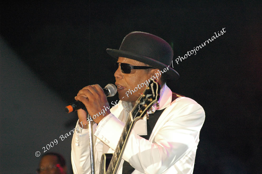 Tito Jackson @ Reggae Sumfest 2009 - International Night 2 - Tito Jackson, brother of the late King of Pop Michael Jackson performed live at Reggae Sumfest 2009. Reggae Sumfest 2009,Catherine Hall, Montego Bay, St. James, Jamaica W.I. - Saturaday, July 25, 2009 - Reggae Sumfest 2009, July 19 - 25, 2009 - Photographs by Net2Market.com - Barry J. Hough Sr. Photojournalist/Photograper - Photographs taken with a Nikon D70, D100, or D300 - Negril Travel Guide, Negril Jamaica WI - http://www.negriltravelguide.com - info@negriltravelguide.com...!