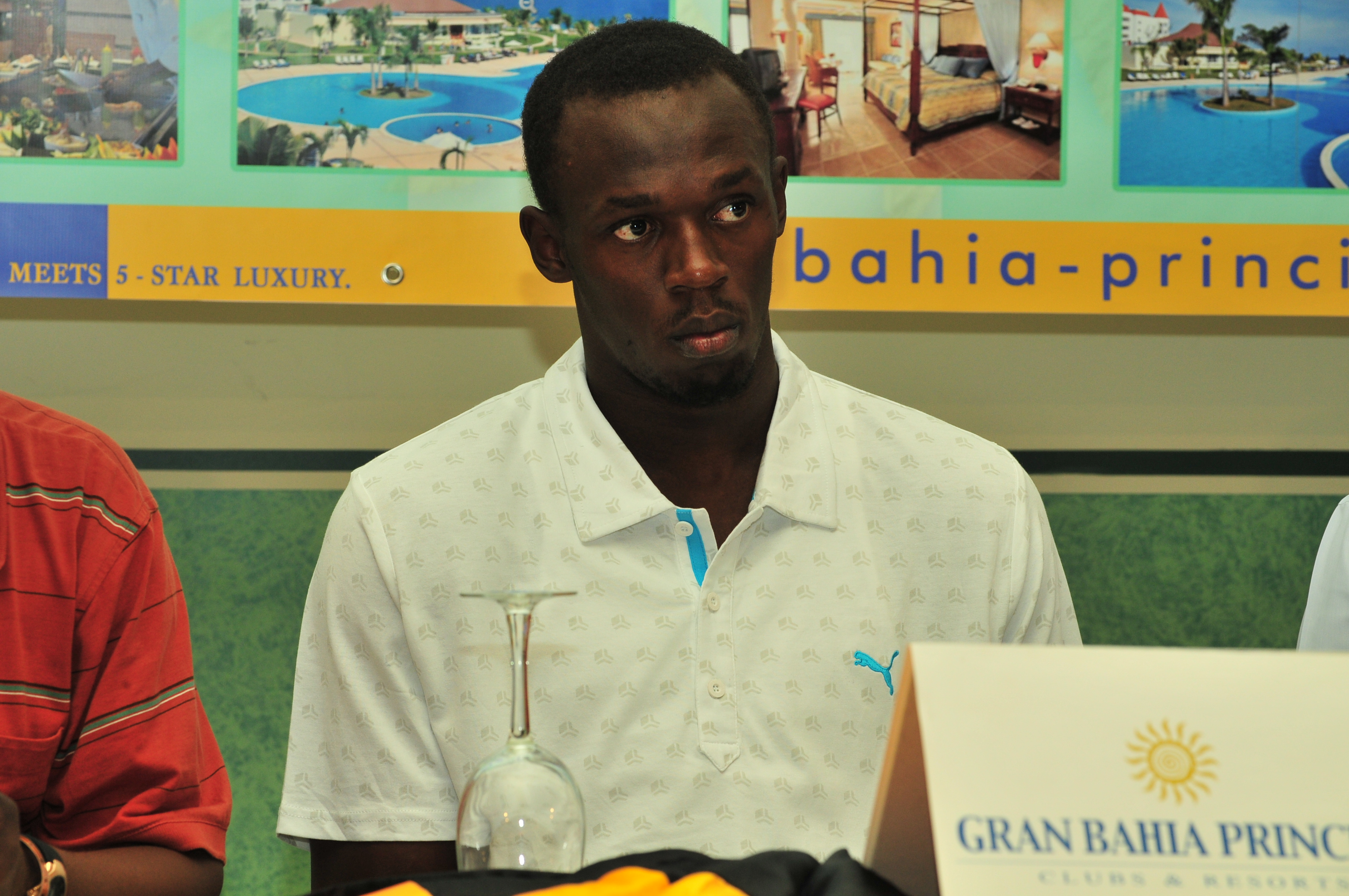 Press Photos - Usain Bolt Homecoming - Press Conference, Waldensai Primary School, and Conert - Photographs by Net2Market.com - Barry J. Hough Sr. Photojournalist/Photograper - Photographs taken with a Nikon D300 - Negril Travel Guide, Negril Jamaica WI - http://www.negriltravelguide.com - info@negriltravelguide.com...!