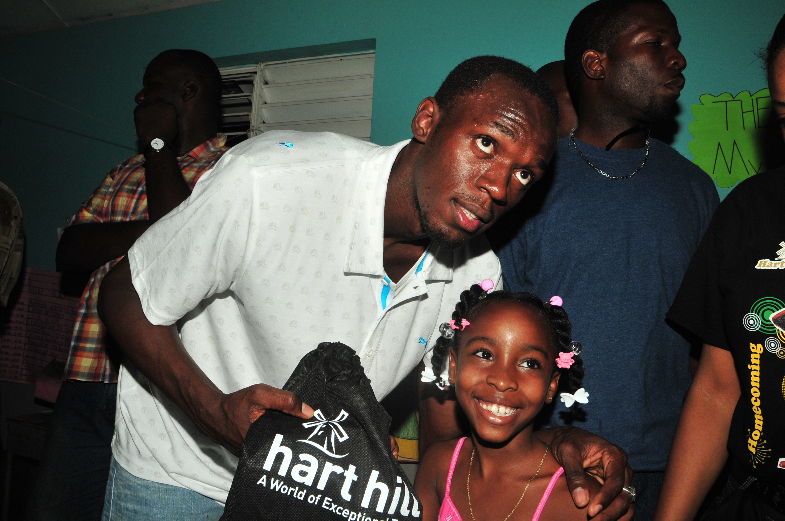 Press Photos - Usain Bolt Homecoming - Press Conference, Waldensai Primary School, and Conert - Photographs by Net2Market.com - Barry J. Hough Sr. Photojournalist/Photograper - Photographs taken with a Nikon D300 - Negril Travel Guide, Negril Jamaica WI - http://www.negriltravelguide.com - info@negriltravelguide.com...!