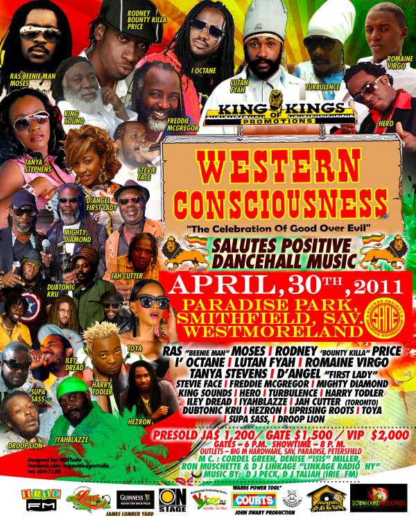 Western Consciousness 2011 - "The Celebration Of Good Over Evil" Salutes Positve Dancehall Music - Negril Travel Guide - Your Internet Resource Guide to Negril Jamaica