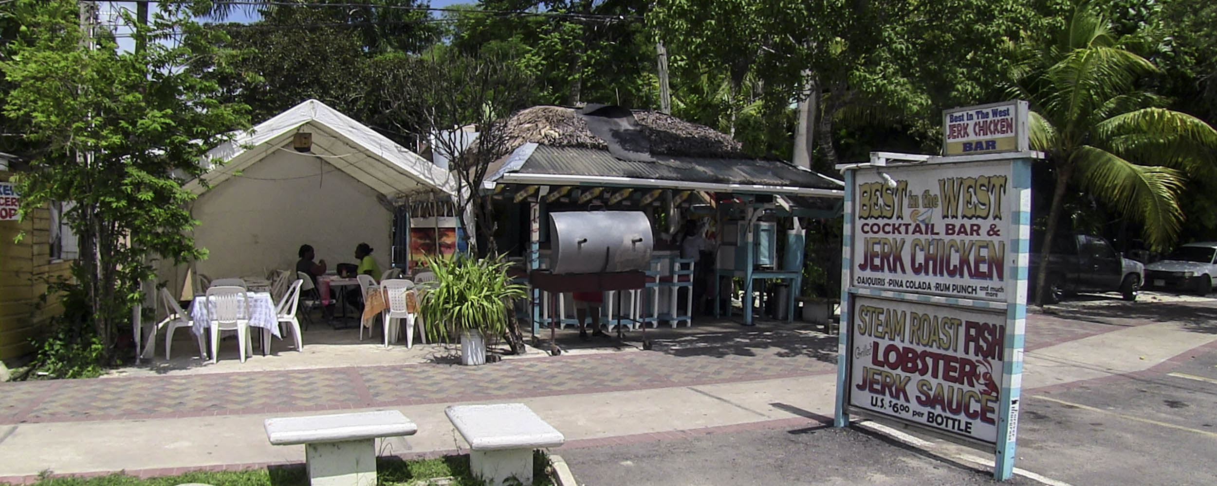 Best in the West Cocktail Bar and Jerk Chicken, Norman Manley Boulevard, Negril Jamaica