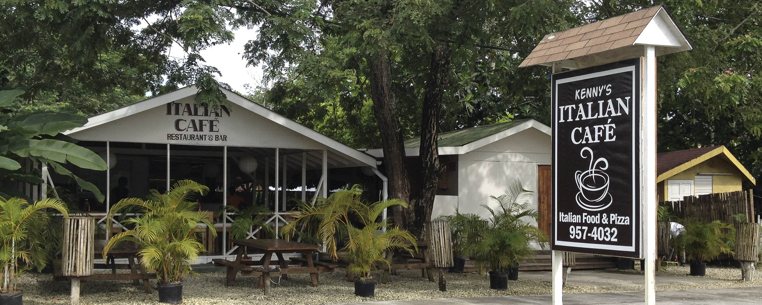 The Italian Cafe, Norman Manley Boulevard, Negril Jamaica